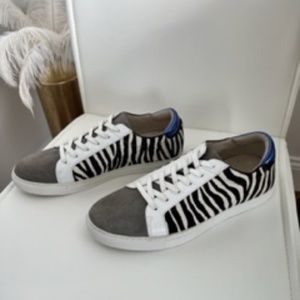 Kenneth Cole Mixed-Print Sneakers